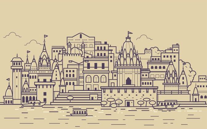 A Blend of Mughal Grandeur and Banarasi Heritage