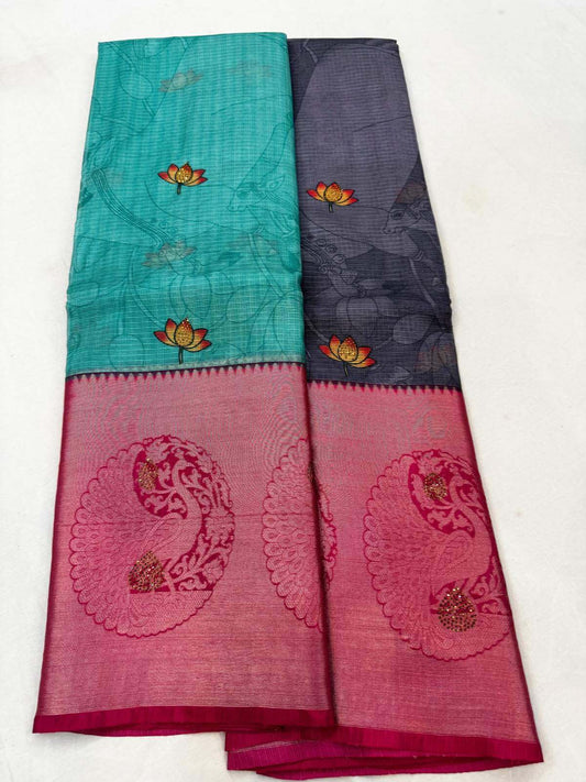 Manipuri Kota silk saree with breathable fabric and graceful fall