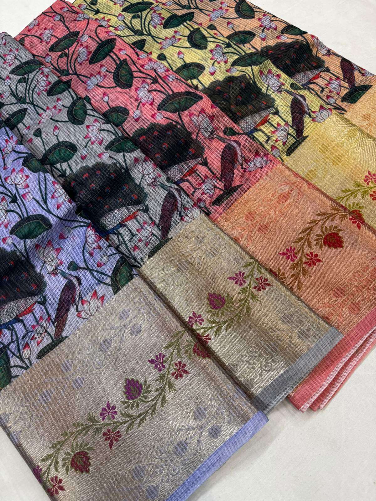 Manipuri Kota silk saree with subtle traditional motifs and soft finish