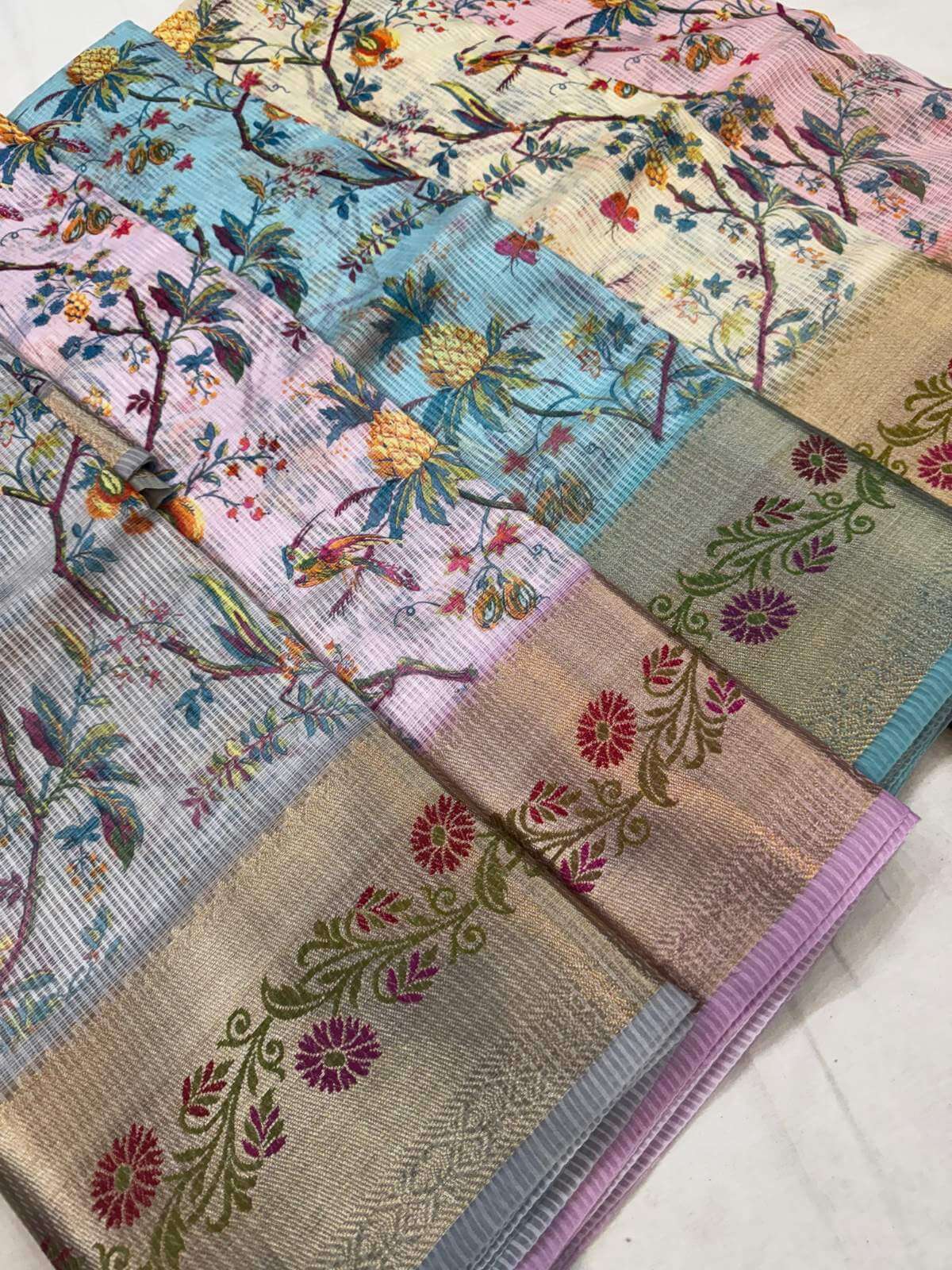 Manipuri Kota silk saree featuring fine handloom texture and comfort wear