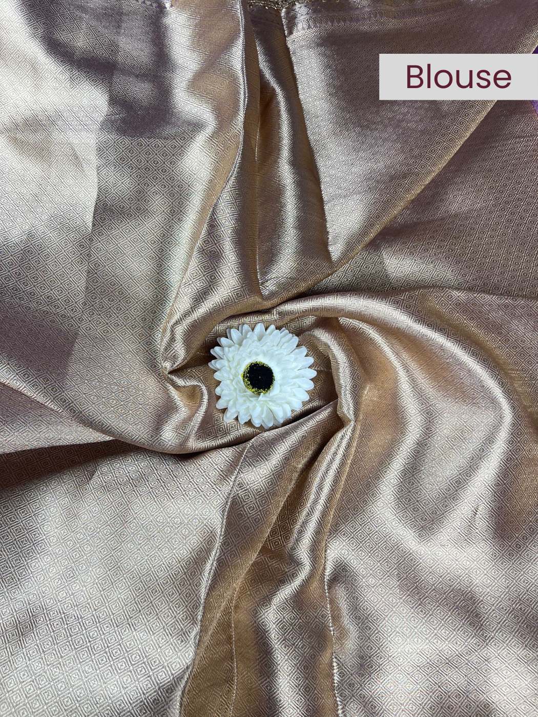 Maharani Lavender Pure Banarasi Tissue Silk Saree