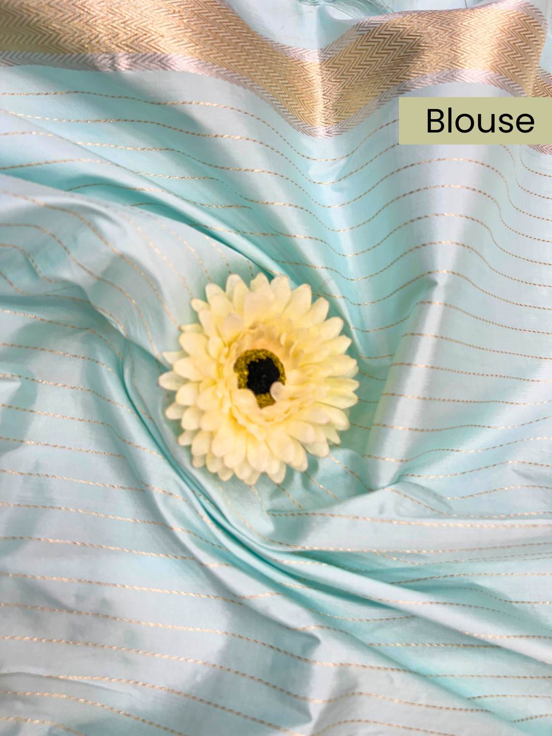 Aqua Green Katan Silk