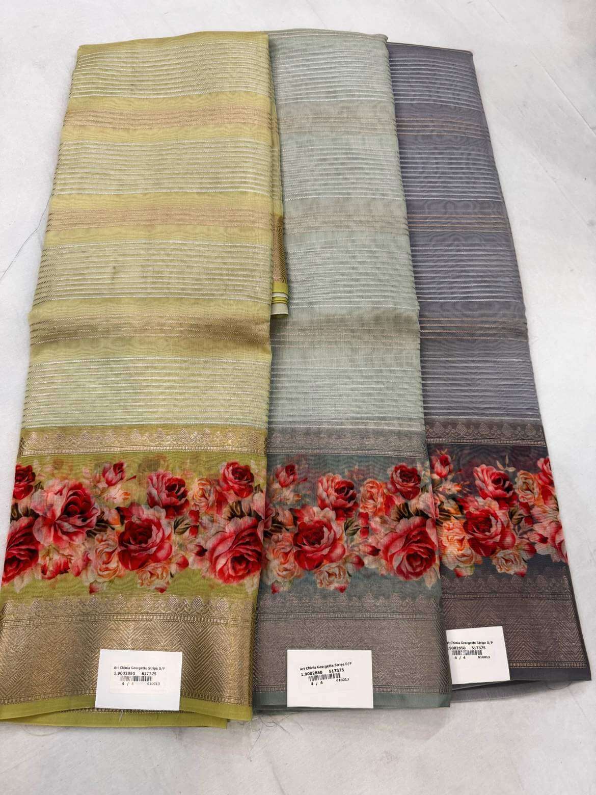 Premium Chiniya silk saree crafted with refined handloom finish