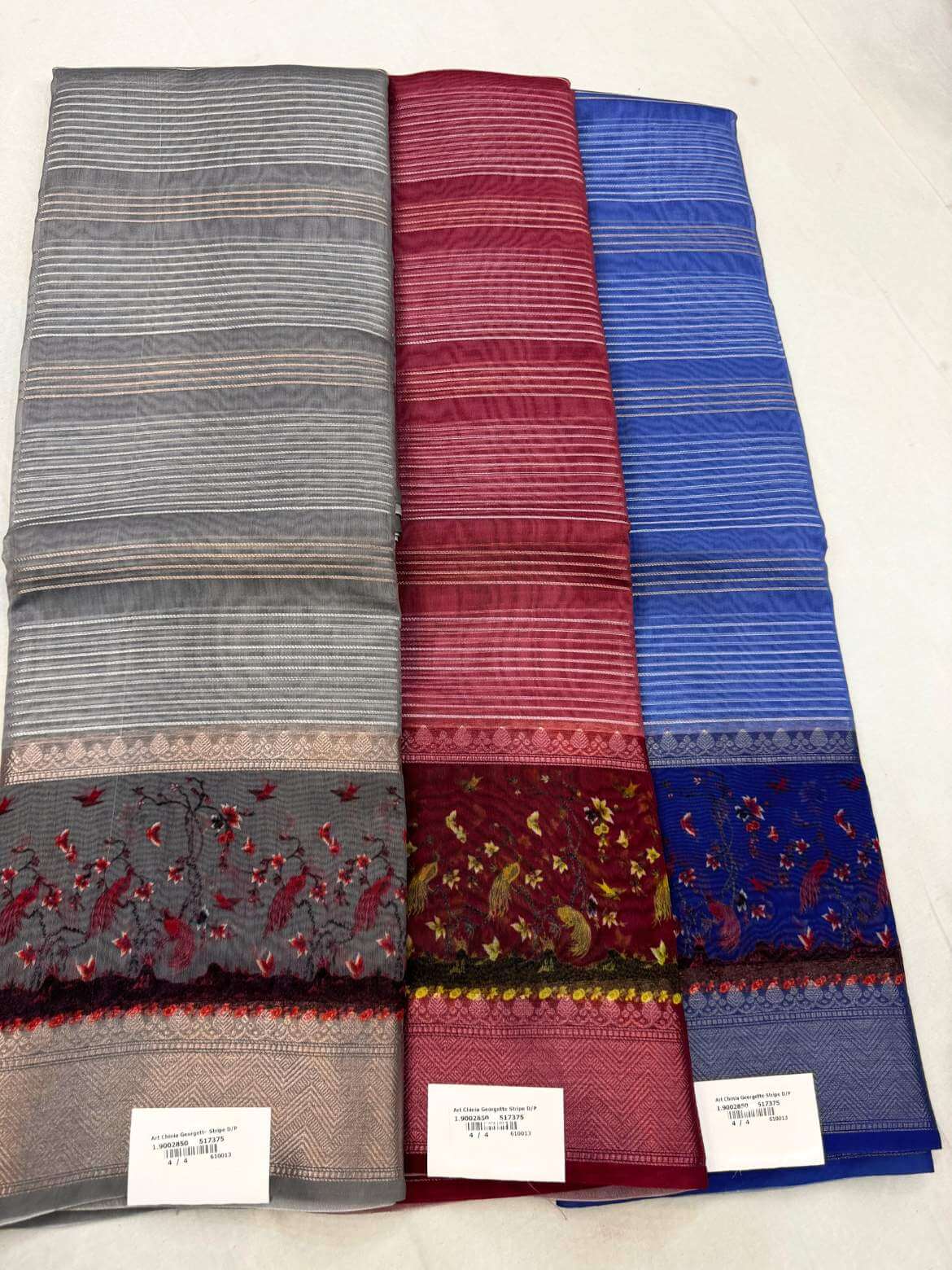 Chiniya silk saree with smooth texture and elegant traditional weave