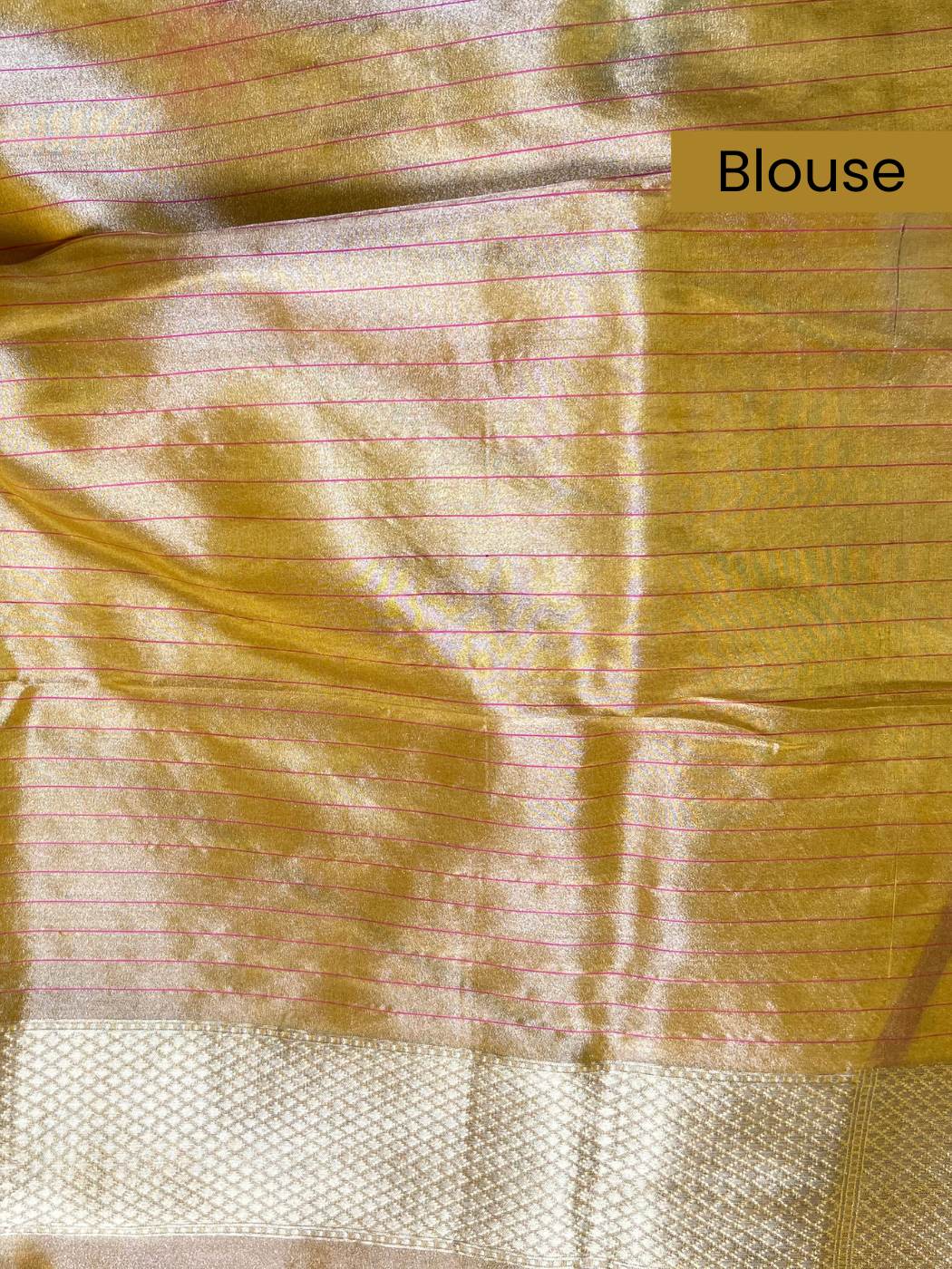 Yellow Katan Silk blouse