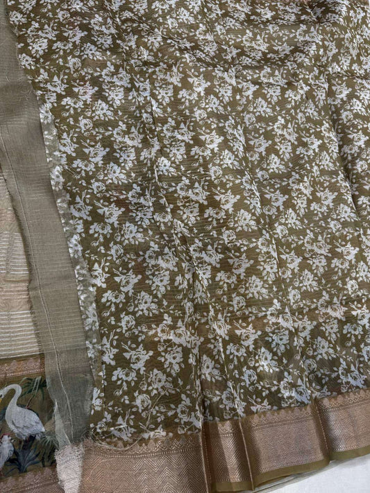 Chiniya silk saree showcasing timeless Indian craftsmanship
