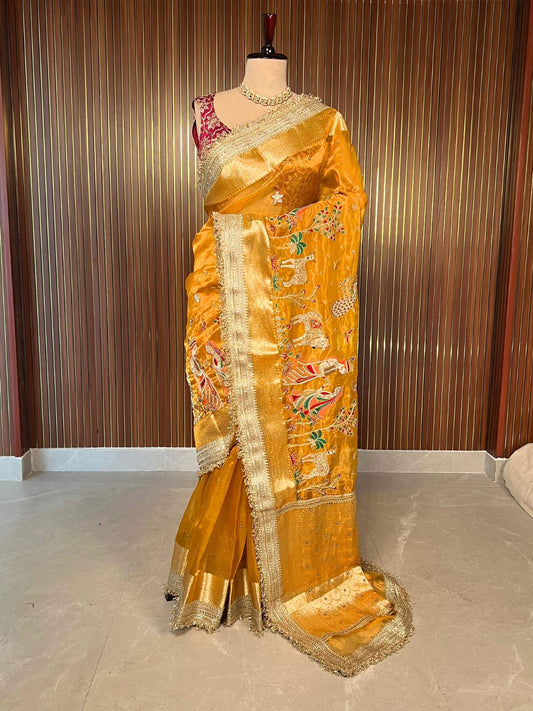Yellow Radha Krishna