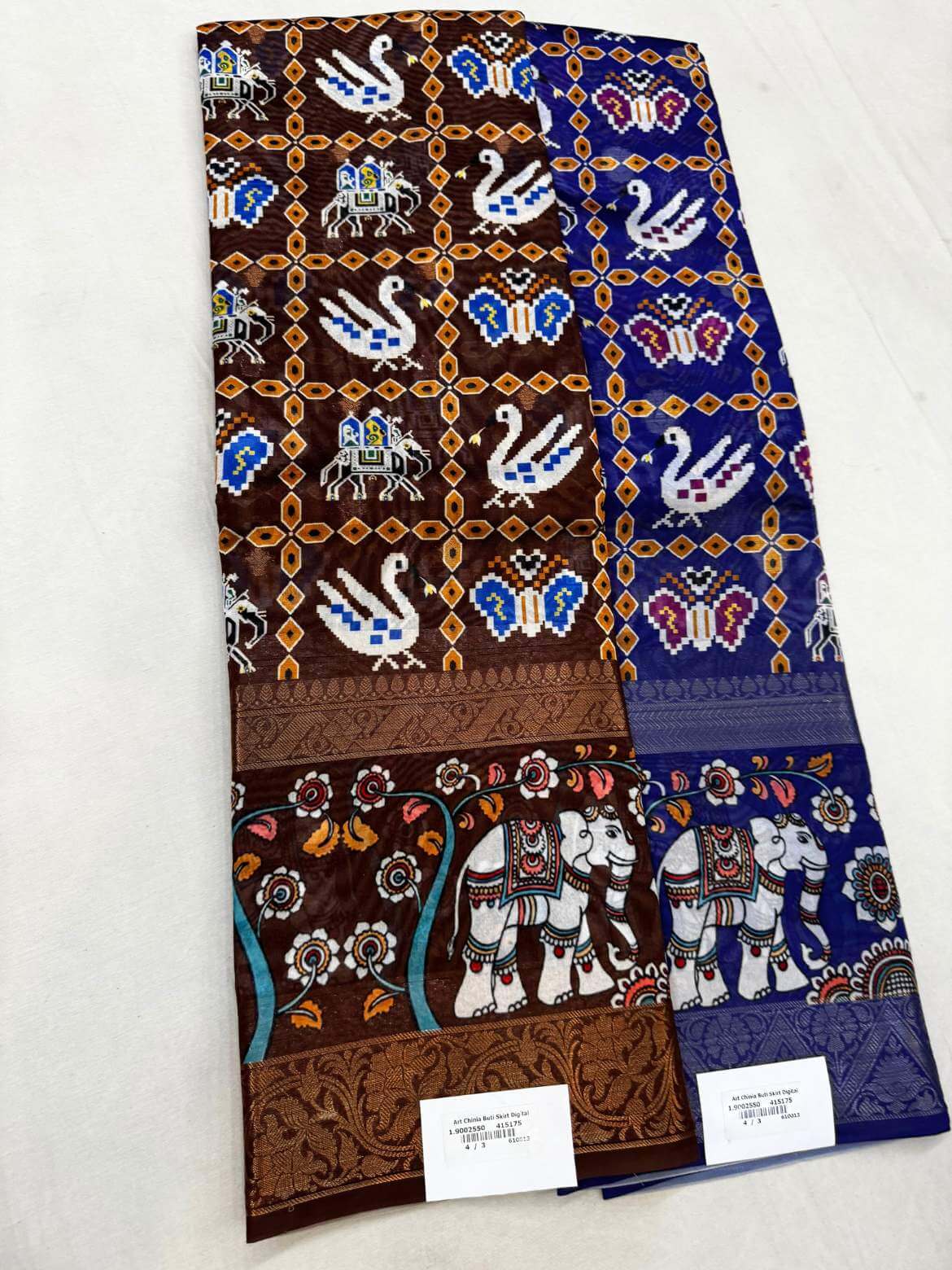 Premium Chiniya silk saree suitable for festive occasions