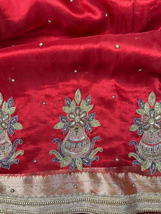 “Red Kalash traditional Indian decorative artwork”