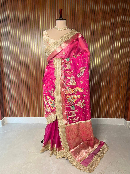 Hot Pink Radha Krishna - Mantavya