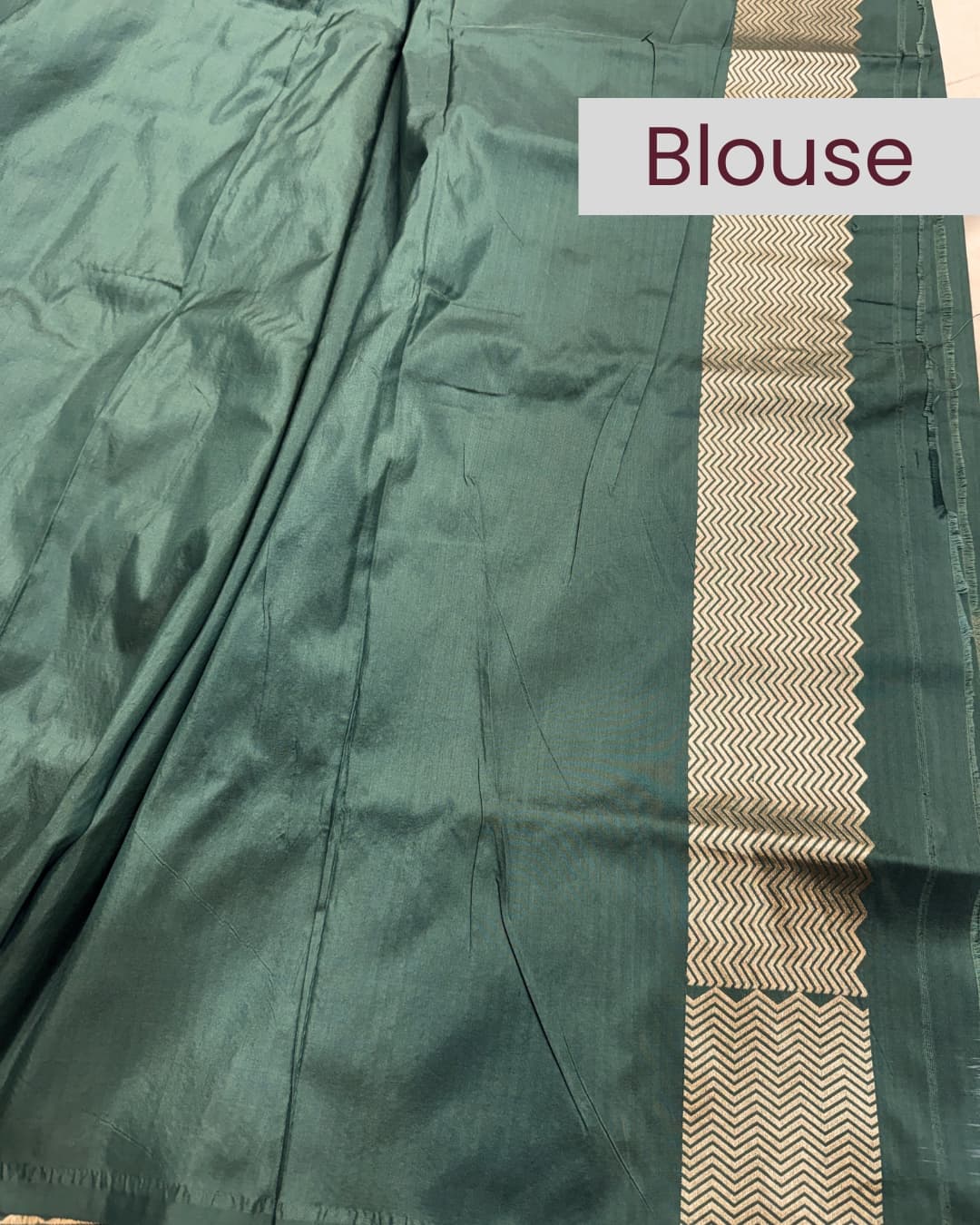 Manatavya Banaras green Katan silk saree with rich Banarasi weave, smooth texture and classic traditional elegance