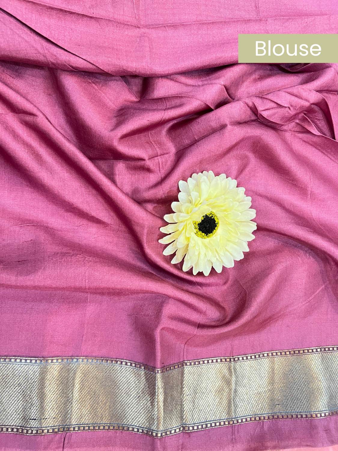 Pink Katan Silk Blouse