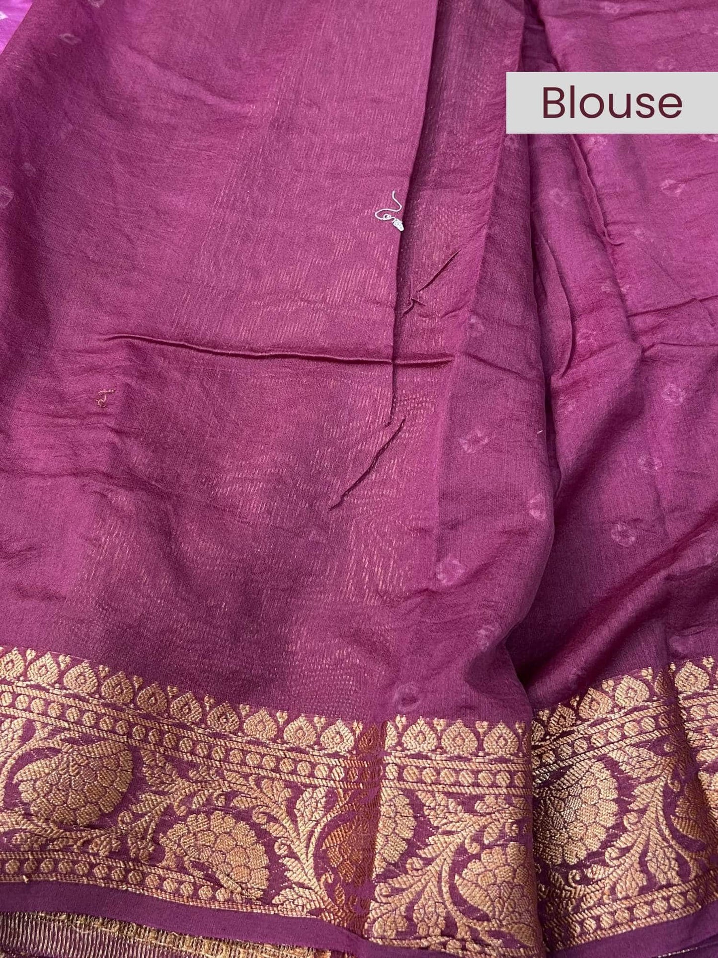 Lavender Bandhani Chiniya Silk Saree