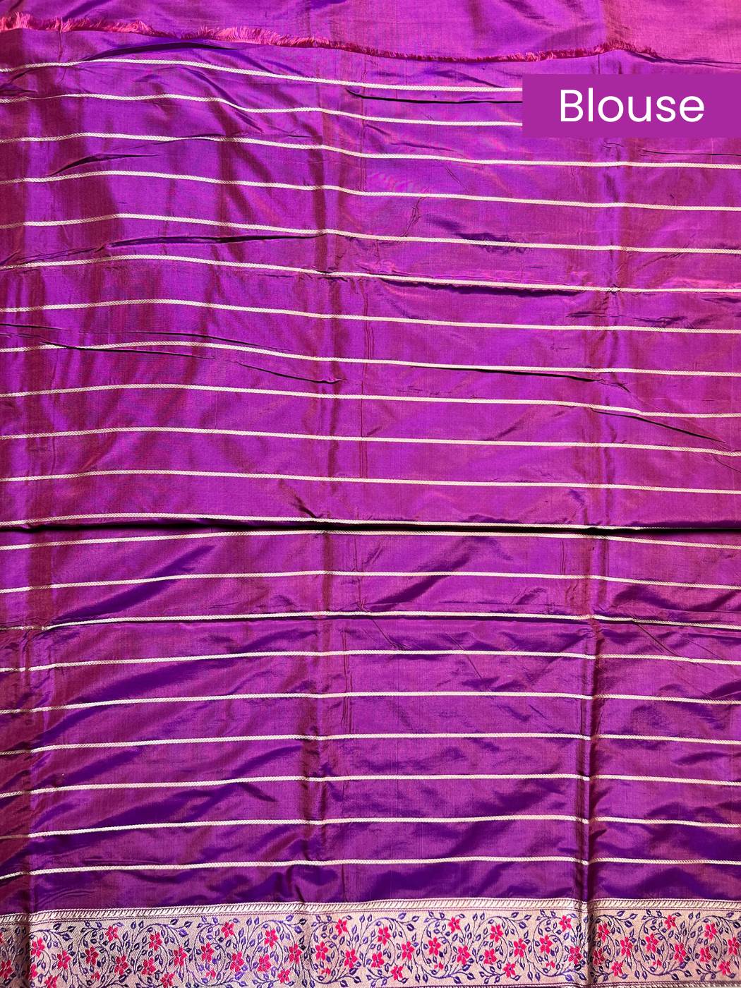 Dark Magenta Katan Silk blouse