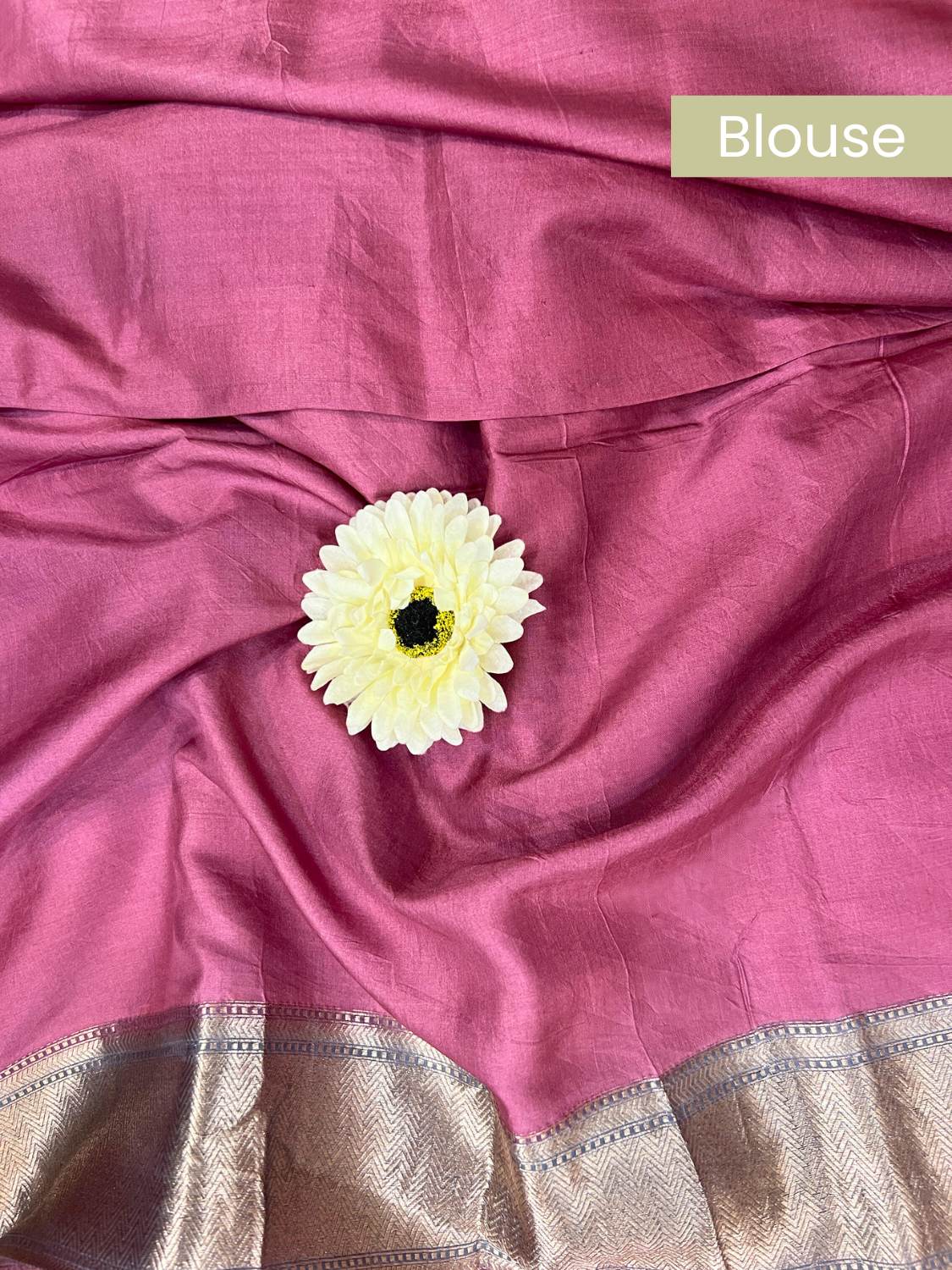 Pink Katan Silk blouse