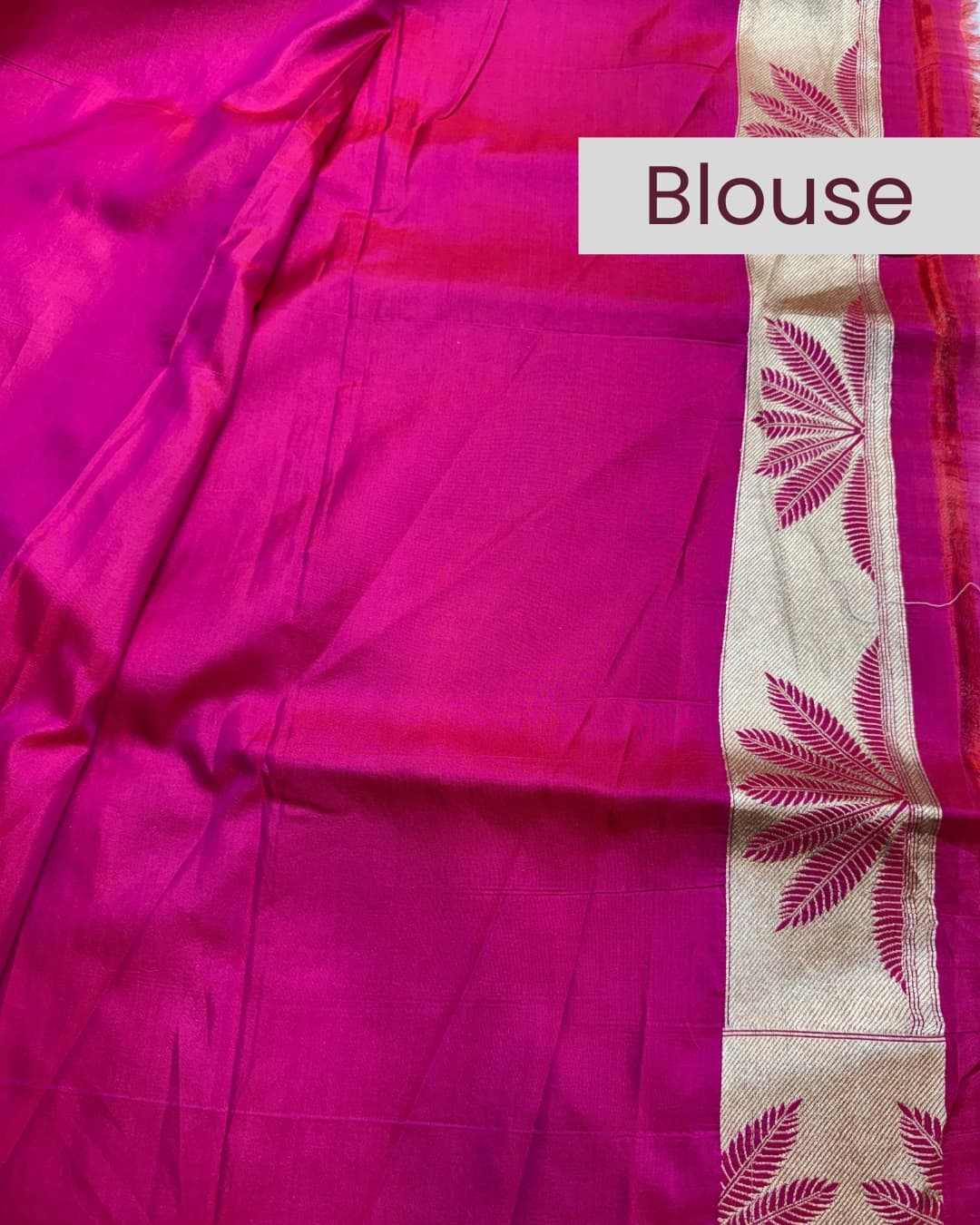 Manatavya Banaras pink Katan silk saree with rich Banarasi weave, smooth texture and elegant traditional charm