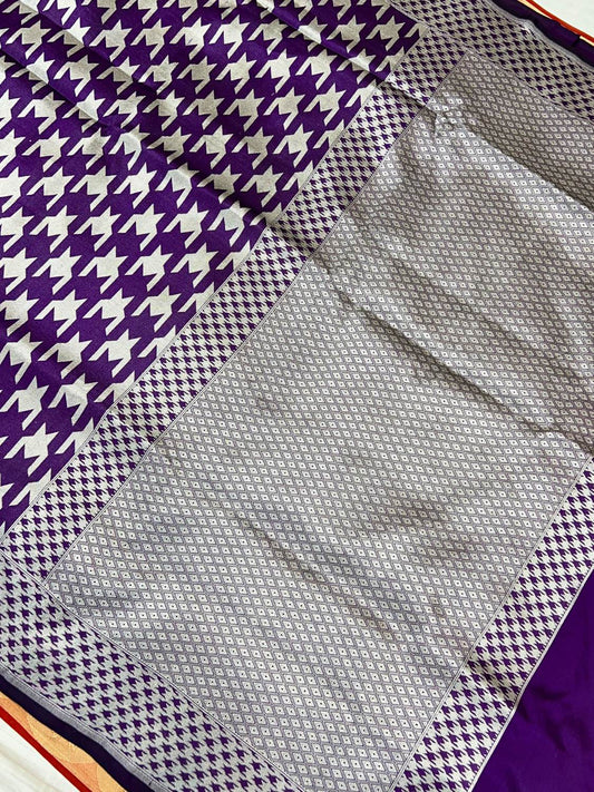 Dark Purple Katan Silk