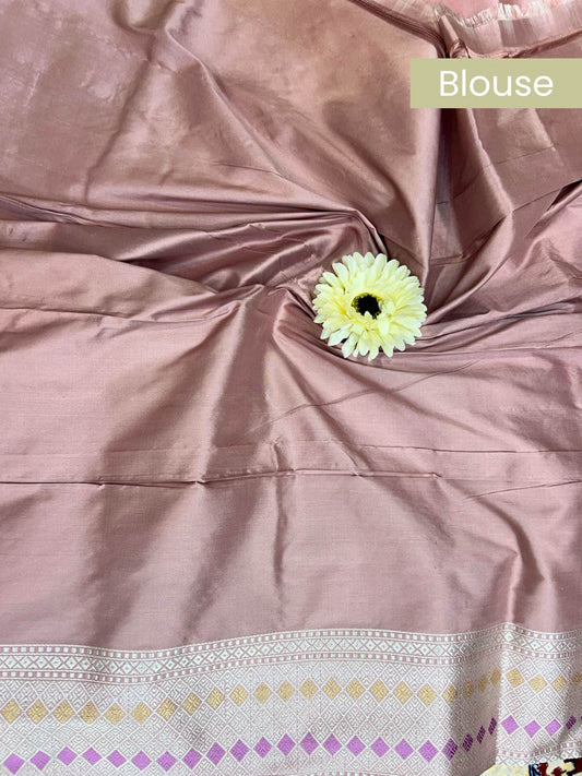 Mauve Katan Silk blouse