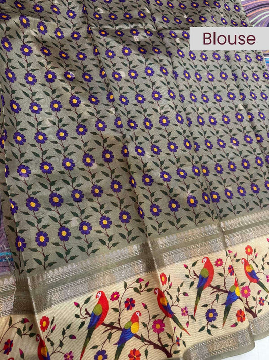 Chiniya silk saree perfect for elegant everyday and festive wear