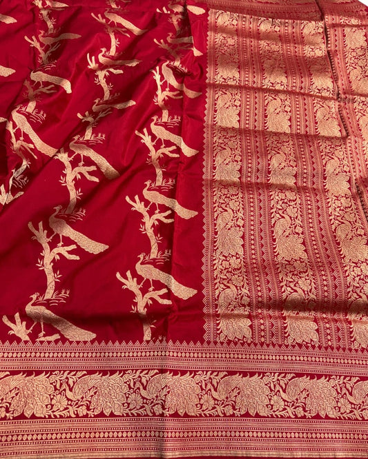 Red Katan Silk