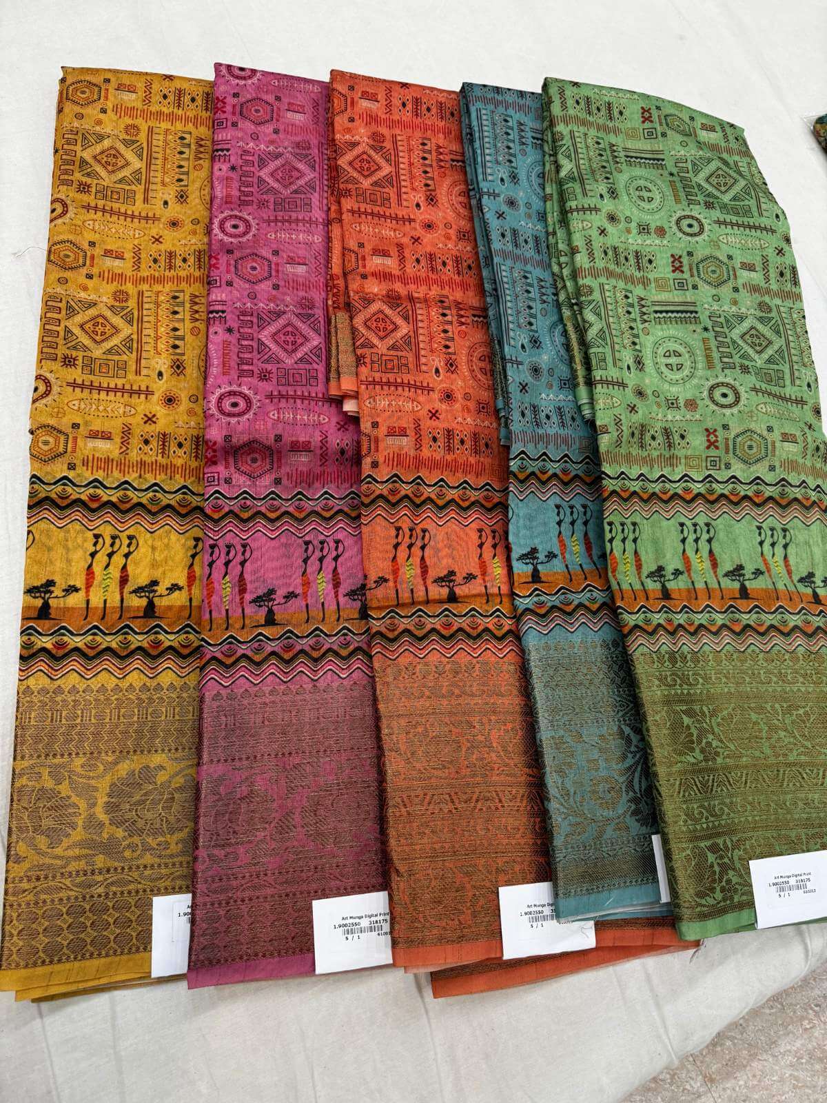 Chiniya silk saree highlighting fine weave and sophisticated look