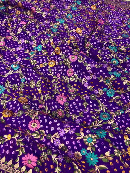 Purple Bandhej