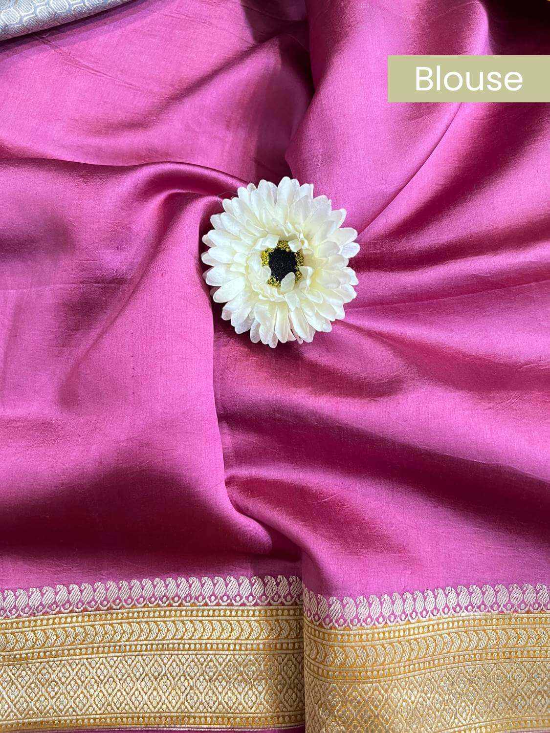 Maroon Katan Silk Blouse