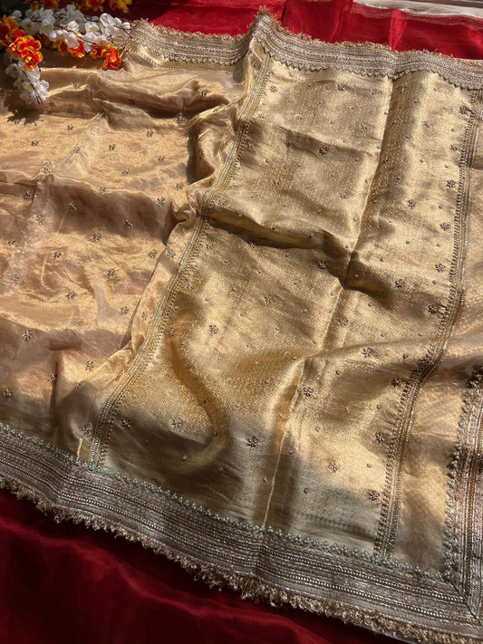 Golden Maharani Embroidery Buti