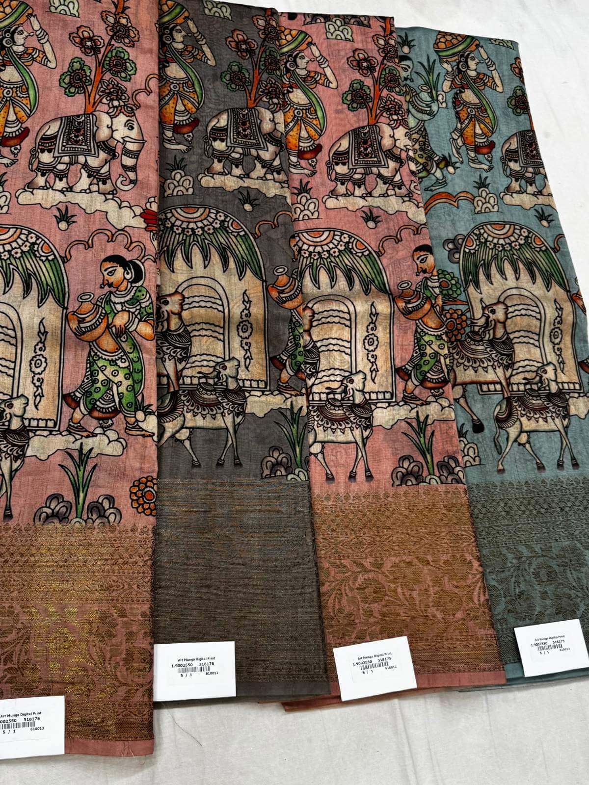 Chiniya silk saree designed for weddings and traditional celebrations