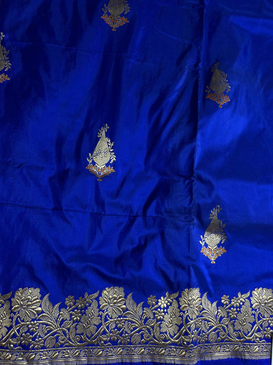 Royal Blue Katan Silk