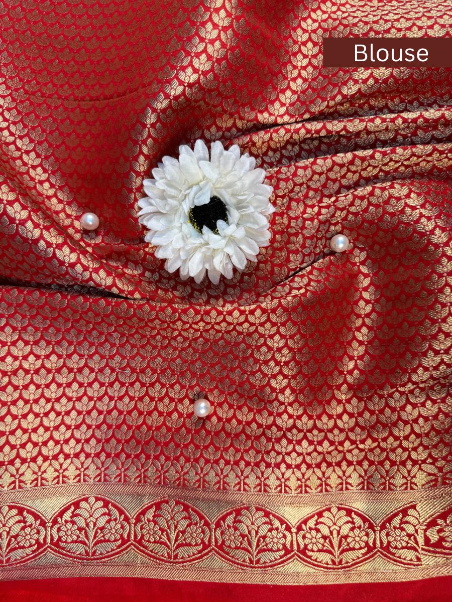 Red Viscose Silk