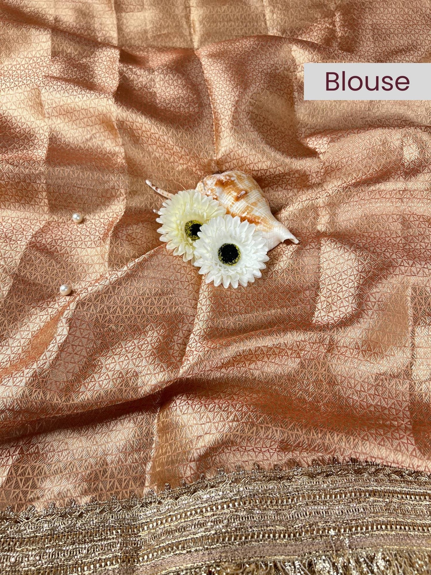 Pastel Orange Ganga Aarti