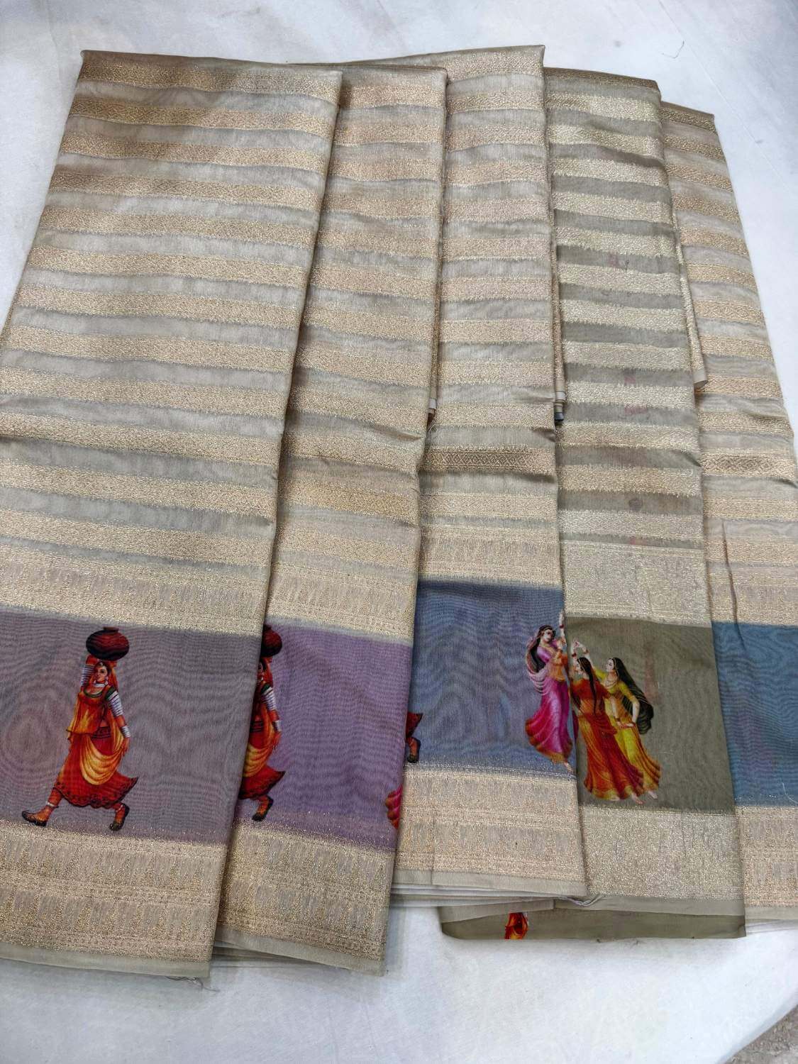 Chiniya silk saree ideal for festive and cultural occasions