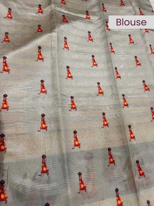 Chiniya silk saree ideal for festive and cultural occasions
