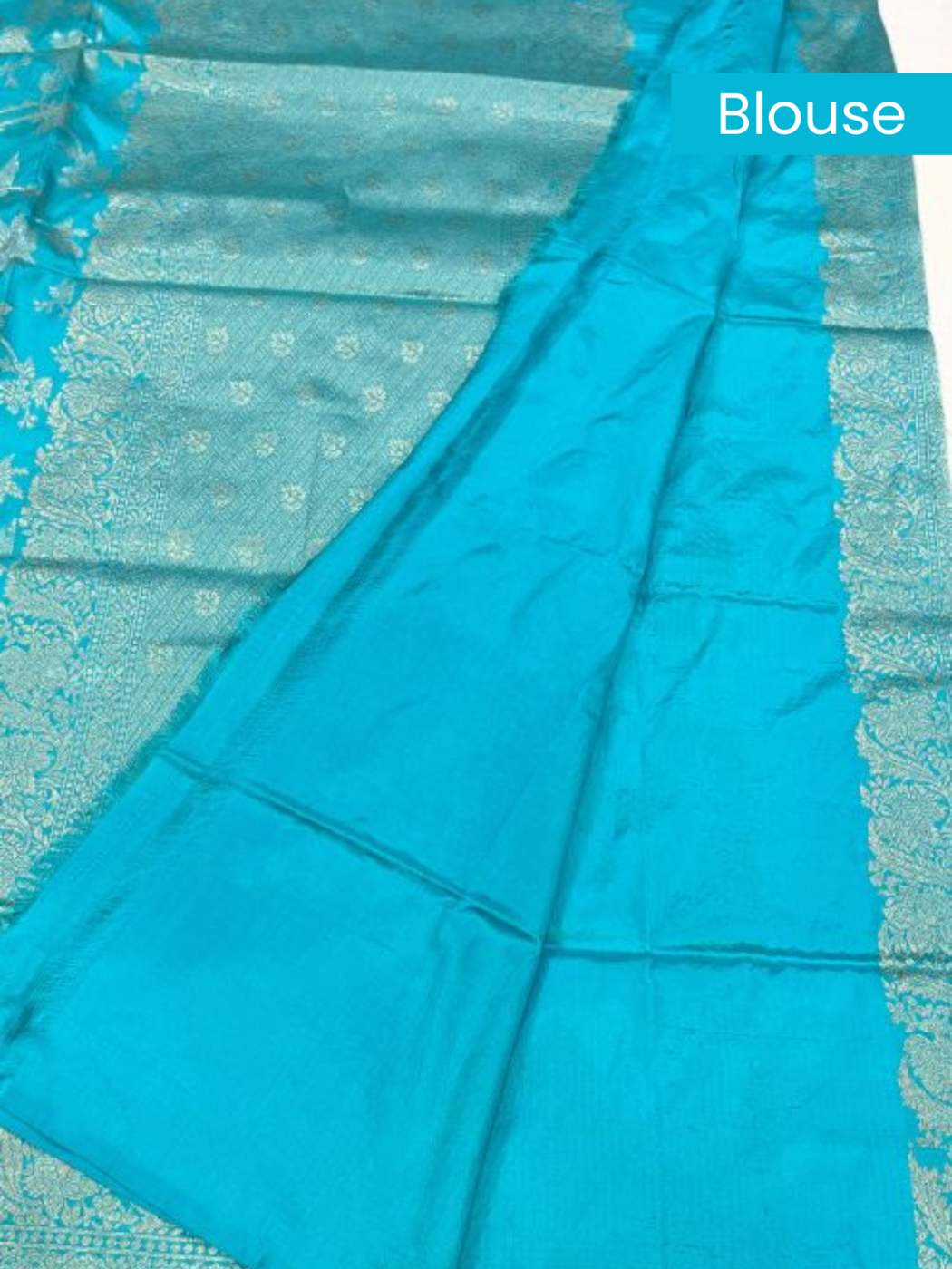 Sky Blue Katan Silk