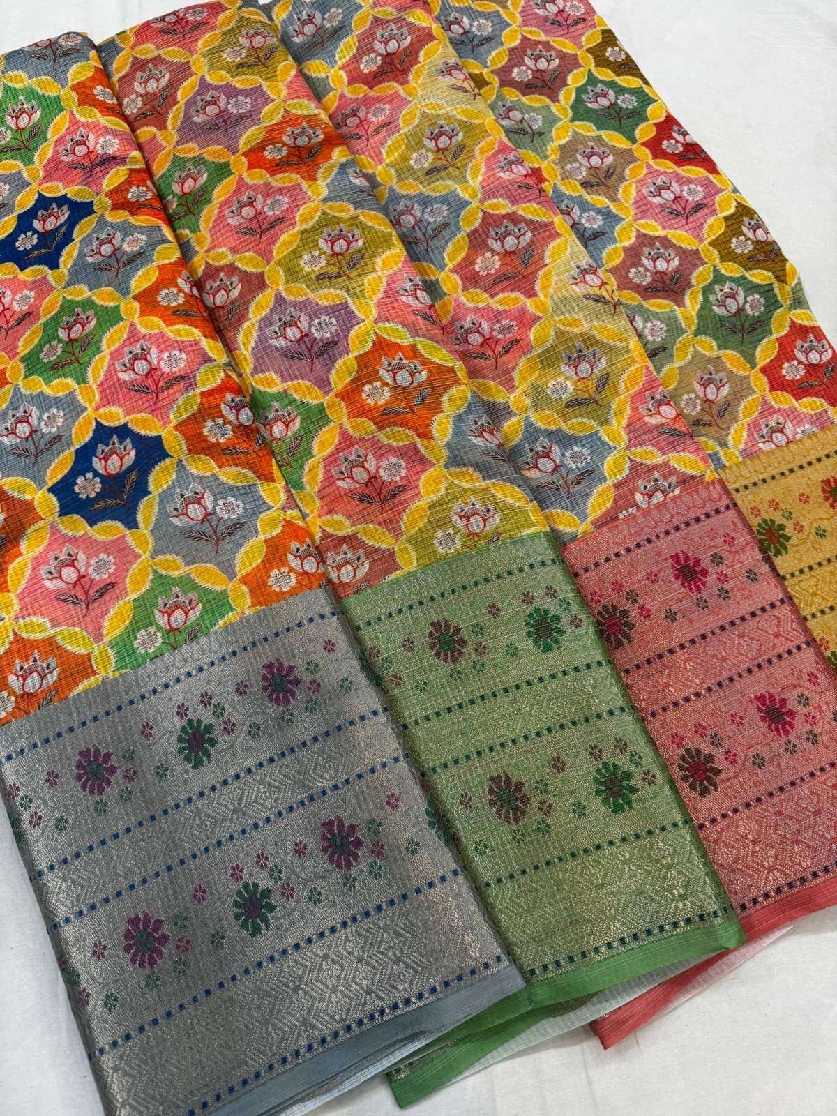 Manipuri Kota silk saree crafted with classic handloom technique