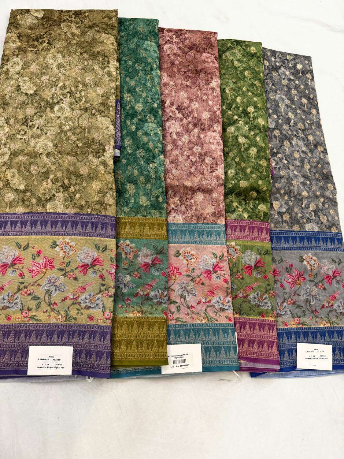 Chiniya silk saree designed for weddings and cultural celebrations