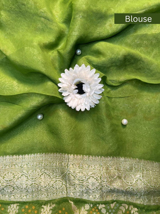 Green Viscose Silk