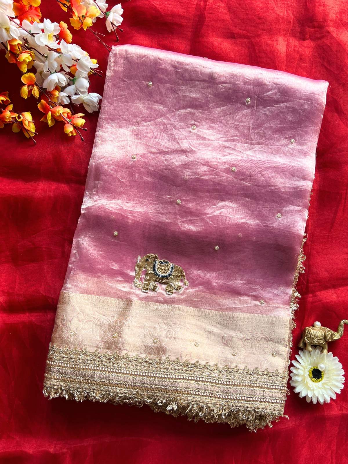 Baby Pink Gaj - Mantavya