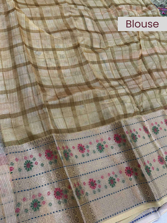 Manipuri Kota silk saree designed for elegant everyday ethnic wear