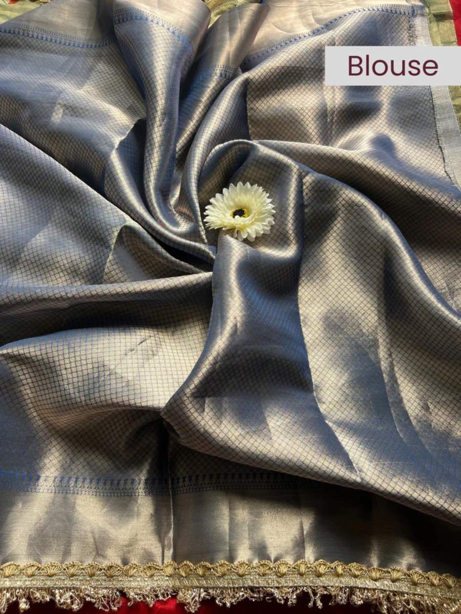 Dual Shade Broacde Blouse
