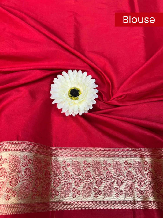 Red Katan Silk blouse