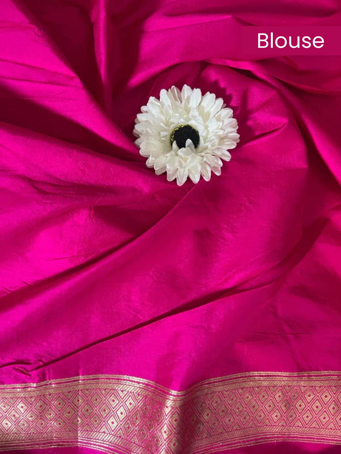 Rani Pink Katan Silk blouse