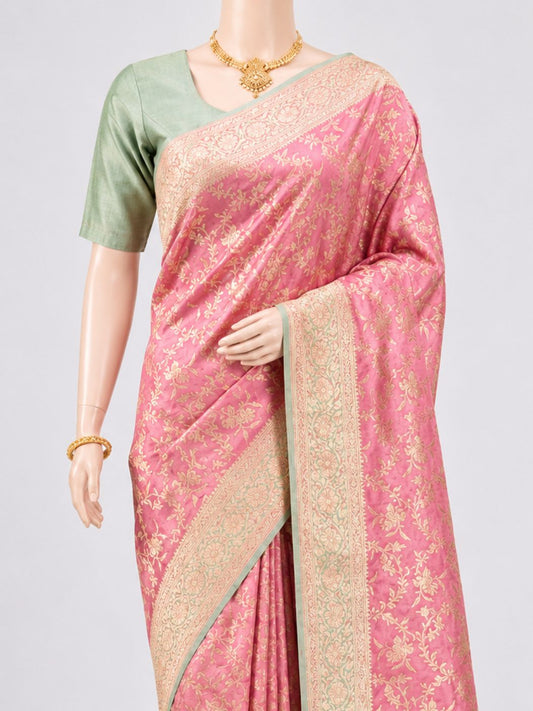Dusty Rose Pink Katan Silk