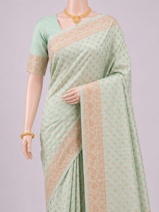 Pista Green Katan Silk