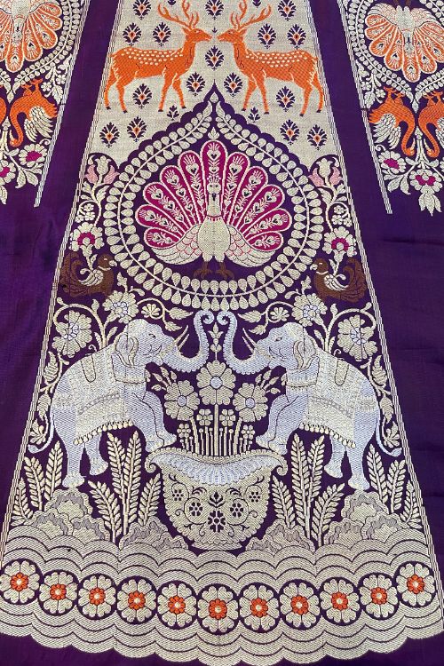 Exploring Iconic Motifs of Banarasi Silk