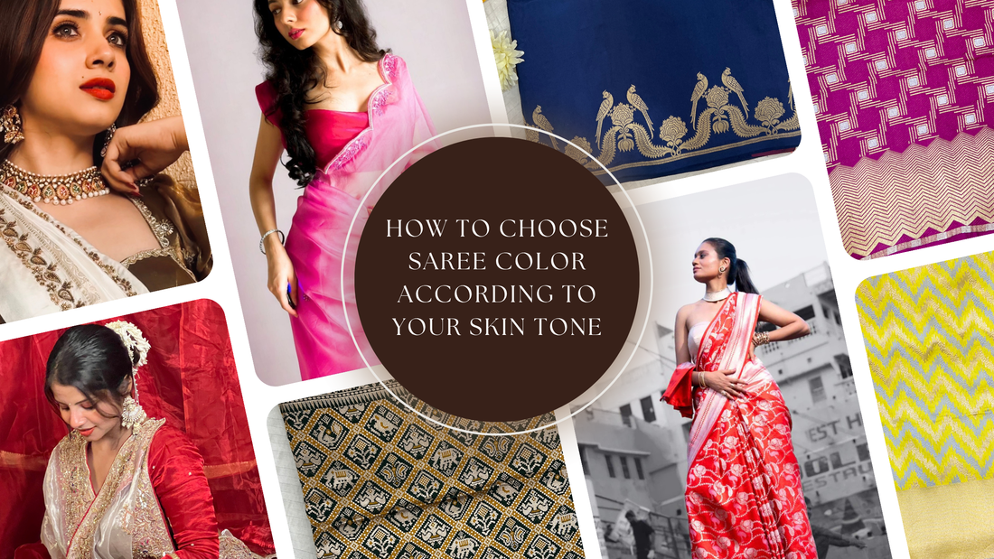 How to Choose Saree Color According to Your Skin Tone