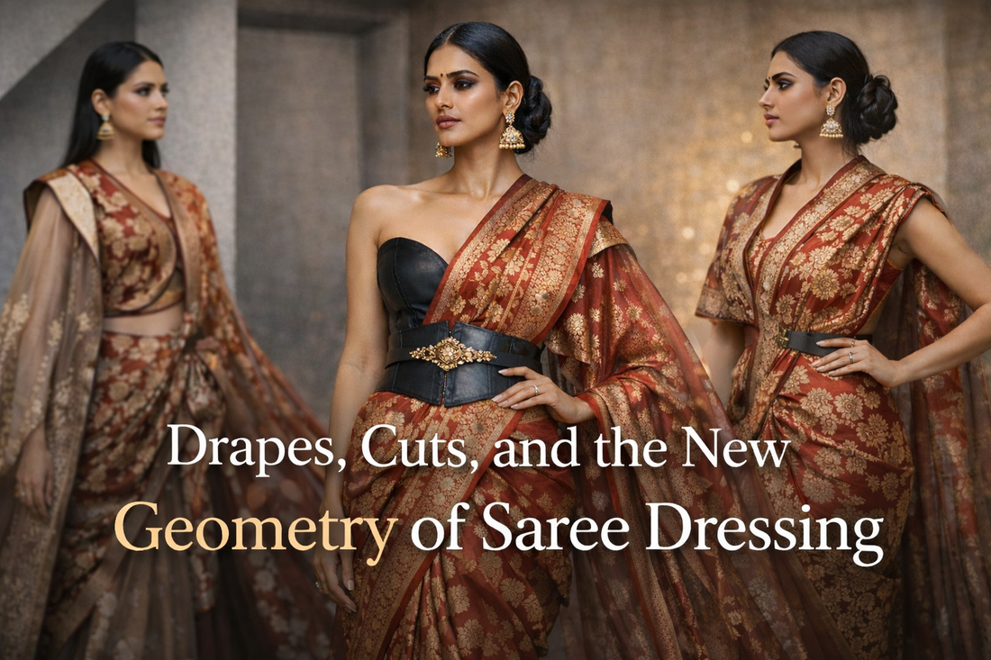 Drapes, Cuts, and the New Geometry of Saree Dressing