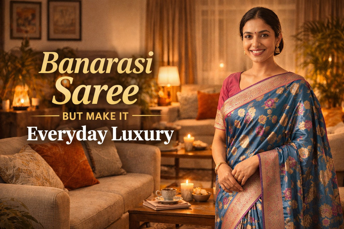 Banarasi Saree, But Make It Everyday Luxury