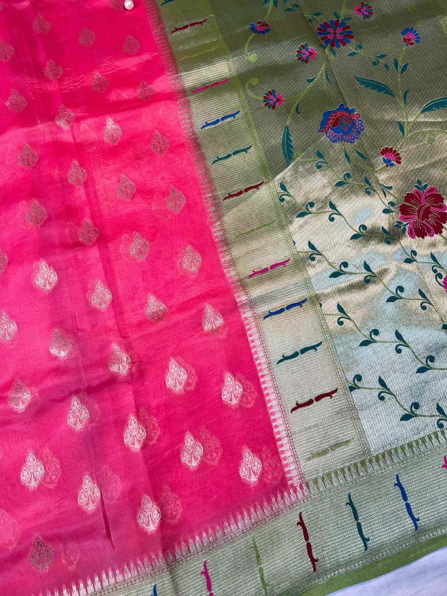 Rani Pink Viscose Silk